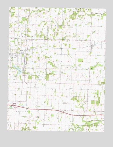 Bluford, IL USGS Topographic Map
