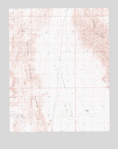 Twelvemile Spring, CA USGS Topographic Map