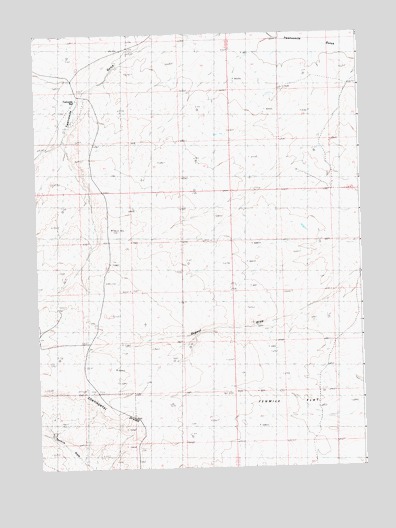 Twelvemile Well, WY USGS Topographic Map