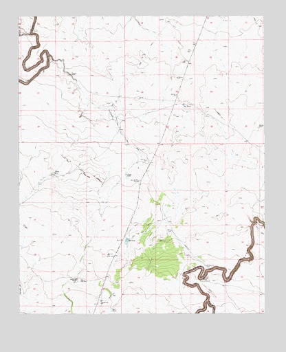 Twentymile Hill, AZ USGS Topographic Map