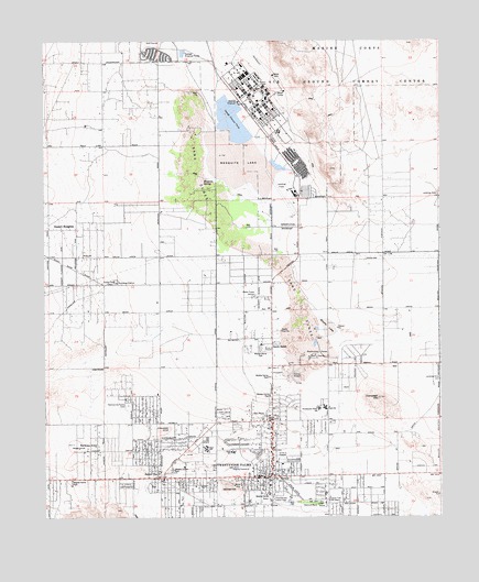 Twentynine Palms, CA USGS Topographic Map
