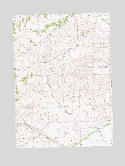 Twentyone Creek, WY USGS Topographic Map