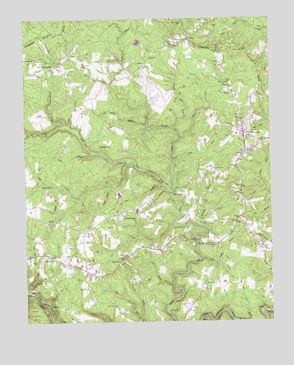 Twin Bridges, TN USGS Topographic Map