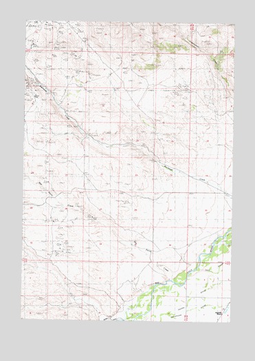 Twin Bridges SW, MT USGS Topographic Map