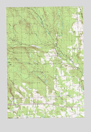 Twin Brook, ME USGS Topographic Map