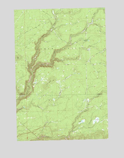 Twin Buttes, WA USGS Topographic Map