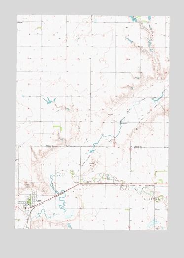 Blunt, SD USGS Topographic Map