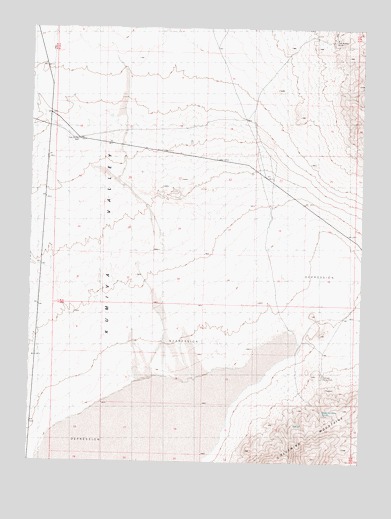 Twin Buttes Well, NV USGS Topographic Map