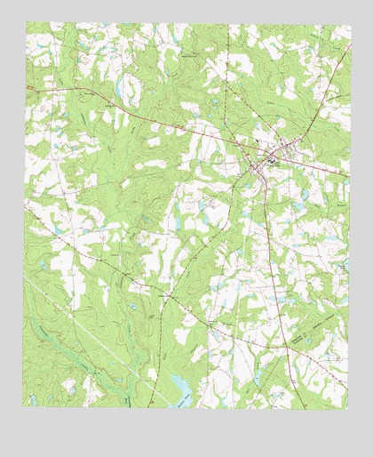 Twin City, GA USGS Topographic Map