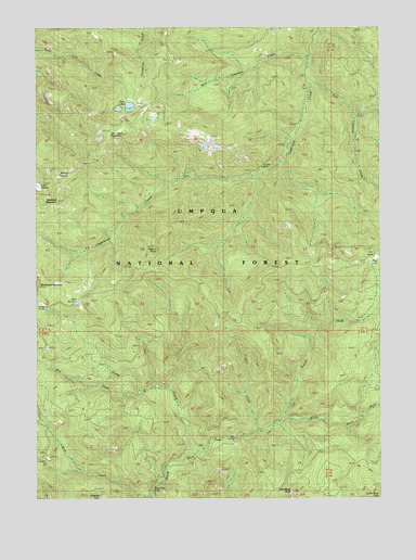Twin Lakes Mountain, OR USGS Topographic Map