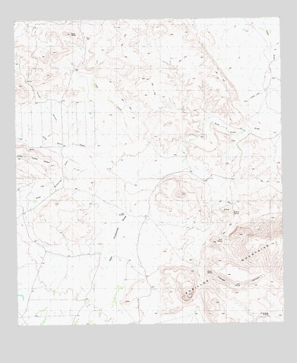 Twin Peaks, TX USGS Topographic Map