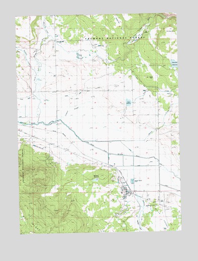 Bly, OR USGS Topographic Map