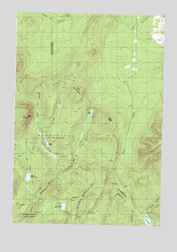 Twin Peaks, ME USGS Topographic Map