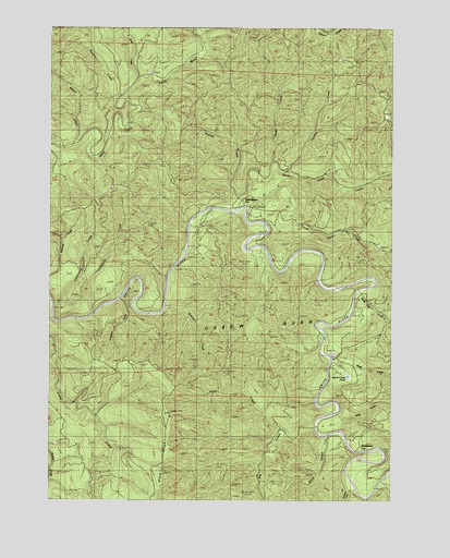 Twin Sisters, OR USGS Topographic Map