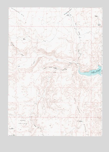 Twin Springs, OR USGS Topographic Map