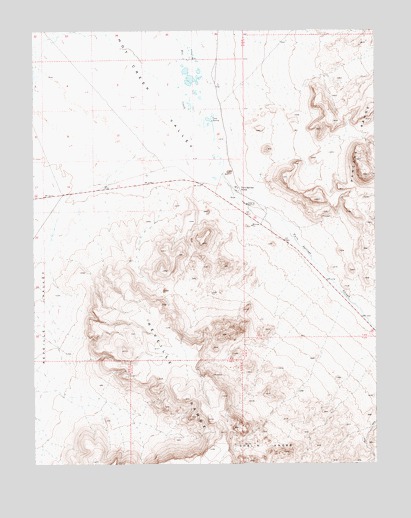 Twin Springs Slough, NV USGS Topographic Map