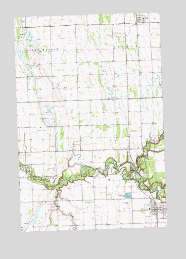 Twin Valley, MN USGS Topographic Map