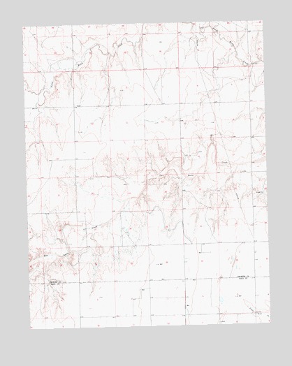 Two Buttes NW, CO USGS Topographic Map