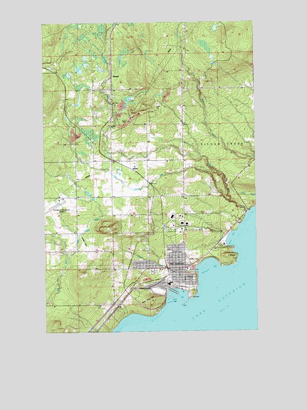 Two Harbors, MN USGS Topographic Map