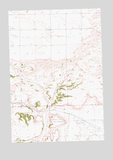 Two Pine School, MT USGS Topographic Map