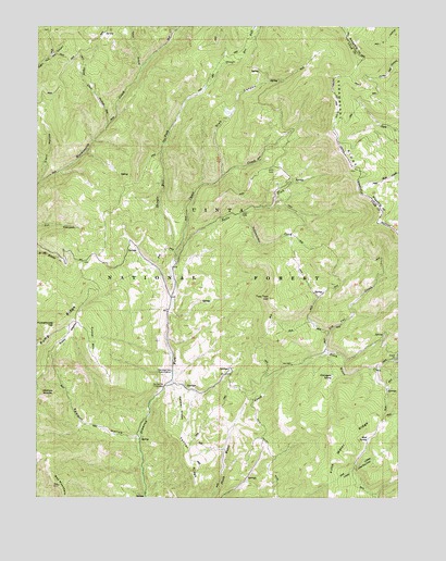 Two Tom Hill, UT USGS Topographic Map