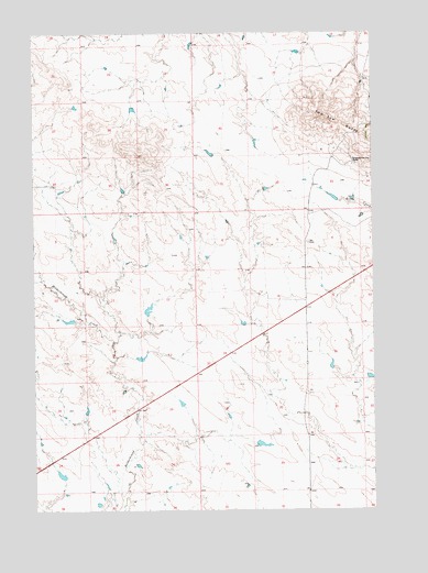Two Top Butte West, SD USGS Topographic Map