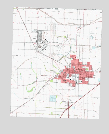Blytheville, AR USGS Topographic Map
