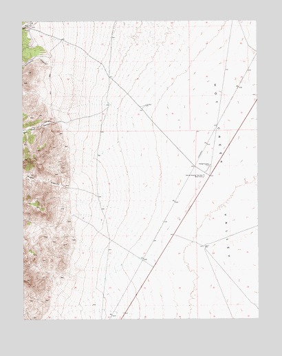 Tybo Well, NV USGS Topographic Map