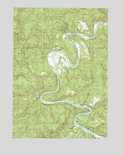 Tyee, OR USGS Topographic Map