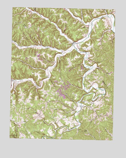 Tygarts Valley, KY USGS Topographic Map