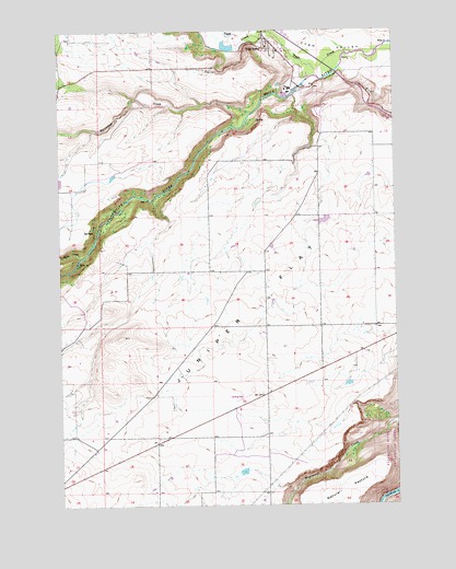 Tygh Valley, OR USGS Topographic Map