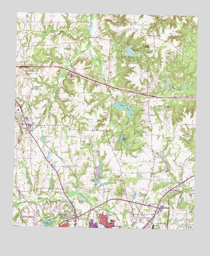 Tyler North, TX USGS Topographic Map