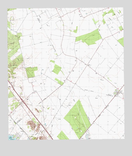 Tynan, TX USGS Topographic Map