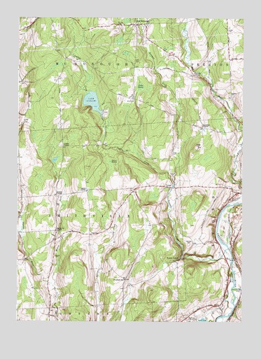 Tyner, NY USGS Topographic Map