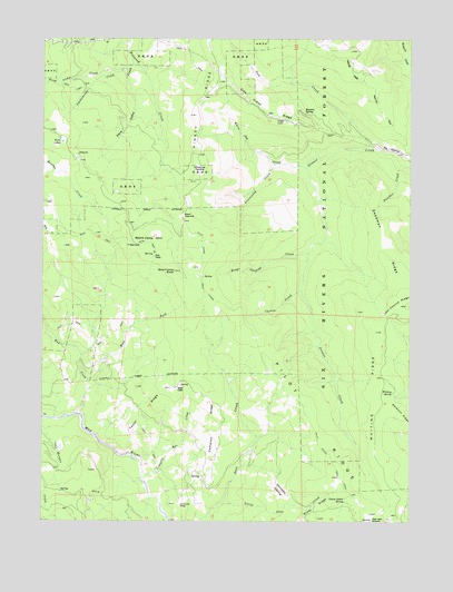 Board Camp Mountain, CA USGS Topographic Map