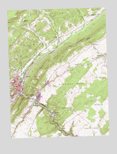 Tyrone, PA USGS Topographic Map