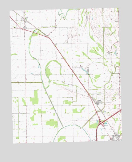 Tyronza, AR USGS Topographic Map