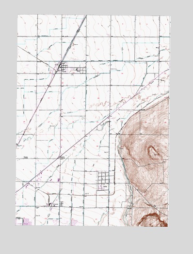Ucon, ID USGS Topographic Map