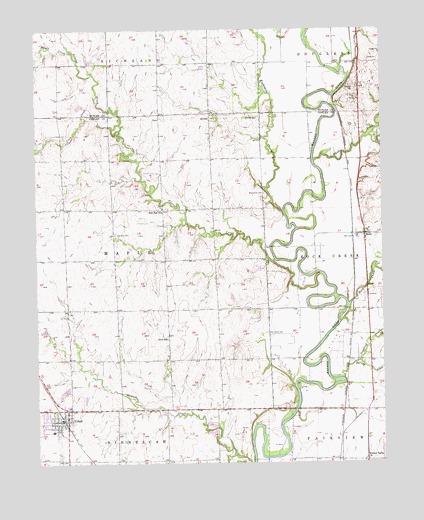 Udall, KS USGS Topographic Map
