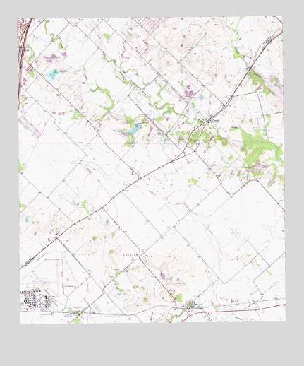 Uhland, TX USGS Topographic Map