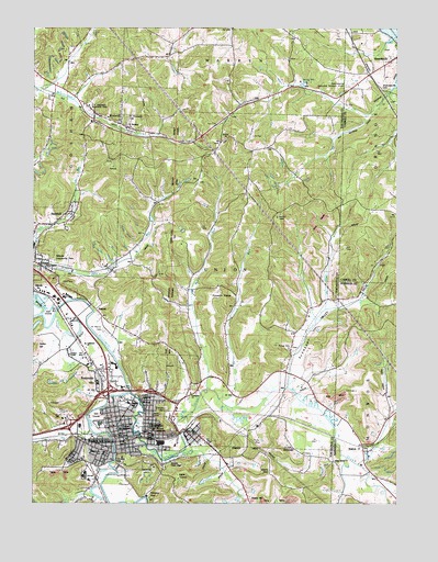 Uhrichsville, OH USGS Topographic Map