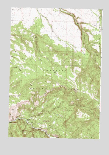 Ukiah SE, OR USGS Topographic Map