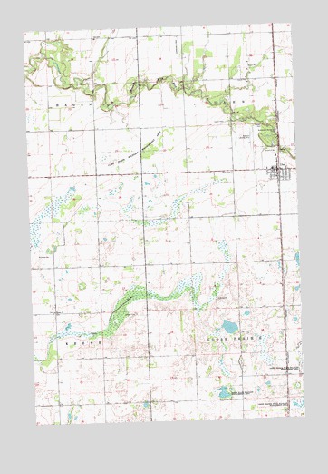 Ulen, MN USGS Topographic Map