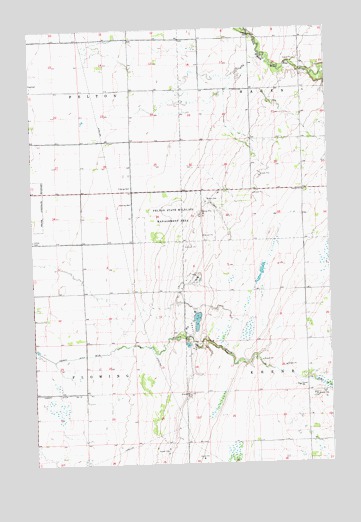 Ulen SW, MN USGS Topographic Map