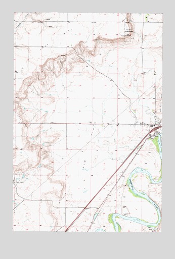Ulm, MT USGS Topographic Map