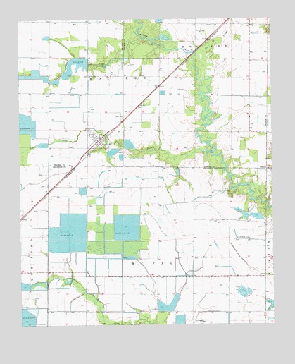 Ulm, AR USGS Topographic Map