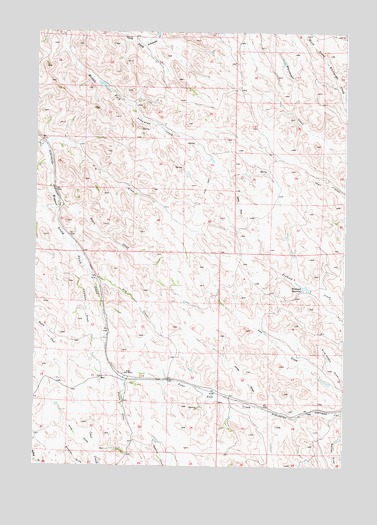Ulm, WY USGS Topographic Map