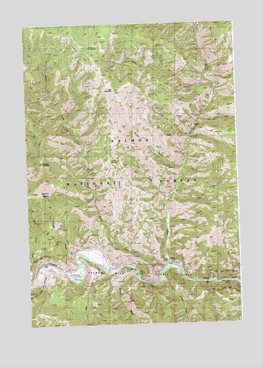 Ulysses, ID USGS Topographic Map