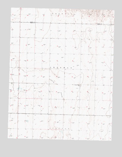 Ulysses NE, KS USGS Topographic Map
