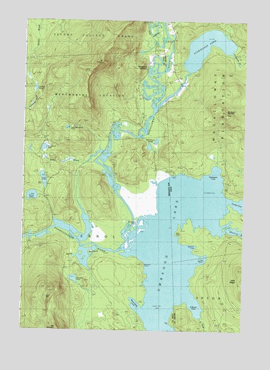 Umbagog Lake North, NH USGS Topographic Map